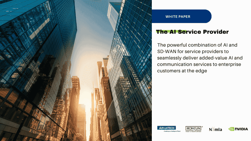 The AI Service Provider: Delivering Seamless AI and SD WAN at the Edge